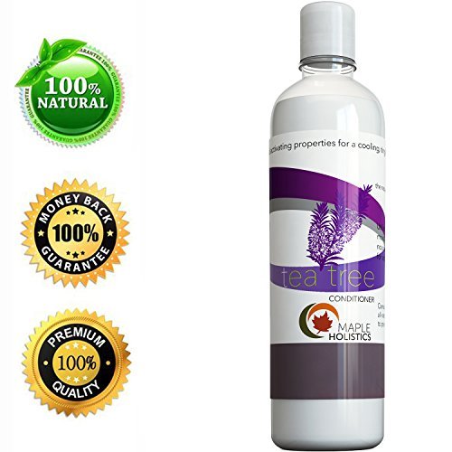 Maple Holistics Tea Tree Oil Conditioner + Color Safe Dandruff & Dry + Damaged Hair Treatment - 8oz by Maple Holistics