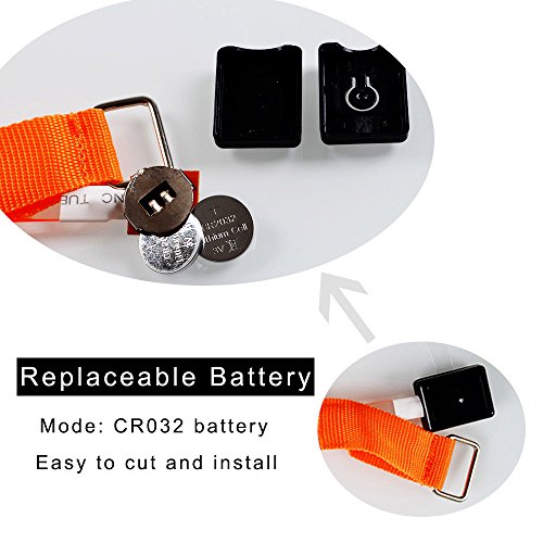 Namsan LED-Licht Armband sicher Walking / Laufen Flashing Schweißband, Nacht Radfahren Jogging Reflektierende Armband verstellbaren Visible Outdoor-Enthusiasten Beleuchtung Hip-Hop Performance Props, 7 Farben erhältlich - 4
