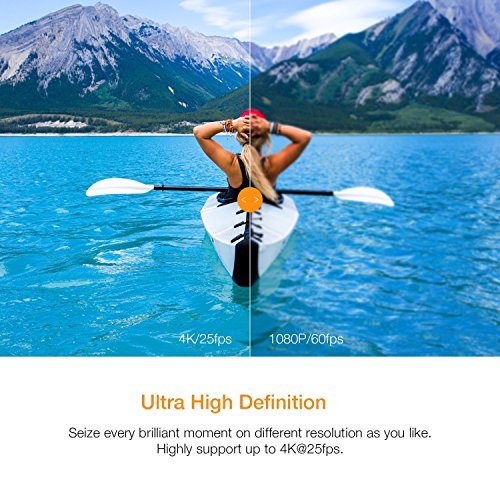 APEMAN Action Cam 4K WIFI Camera 16MP Ultra Full HD Unterwasser Kamera Helmkamera Wasserdicht mit 2.4G Fernbedienung 2 verbesserten Akkus und Montage ZubehÃ¶r Kit