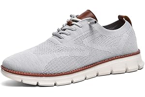 RUFONE Breeze Schuhe für Herren, Oxfords, Schnürschuhe, leicht, lässig, Wanderschuhe, bequeme Anzugschuhe für Herren, Wearbreeze, Urban Schuhe für Herren, Netzstoff, Business-Schuhe