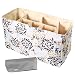 KF Baby Diaper Bag Insert Organizer, Firm Compartments + Changing Pad Combo