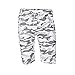 Produktbild Ba Zha Hei Männer Freizeit Tarnung kurze Hose Herren Sommer Camouflage Cargo Shorts Hosen Sweatpants Laufhose Badeshorts Training Shorts Sport Hosen (M, Weiß)