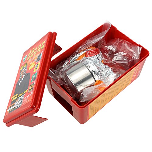 KKmoon Feuer-Maske Notausstieg Maske Sauerstoffmaske Rauch Gasmaske selbst-lebensrettenden Atemschutzmaske für Home Hotel Shop Markt - 8