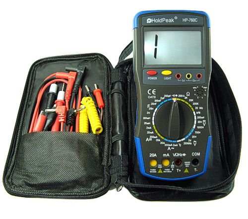 Digital Multimeter HP-760C mit Fehlbedienungssperre, Induktivität - 2