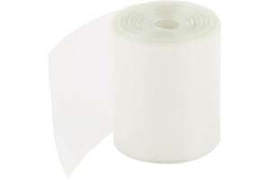 UXCELL sourcing map Emballage Batterie Gaine Thermorétractable 50mm Largeur PVC Thermorétractable Tuyau Tube Transparent 5Mètre pour 2 x 18650 Batteries