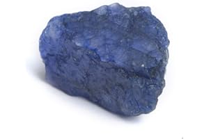 gemhub Rough Sapphire Stone - 24.00 Ct Sapphire Crystal for Home Decor Designer - Raw Blue Sapphire Gemstone