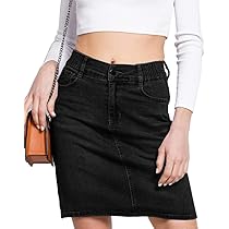 Gonna Jeans Al Ginocchio Elasticizzata Van Der Rich | Donna | Tessuto Morbido E Comodo - Foto 6