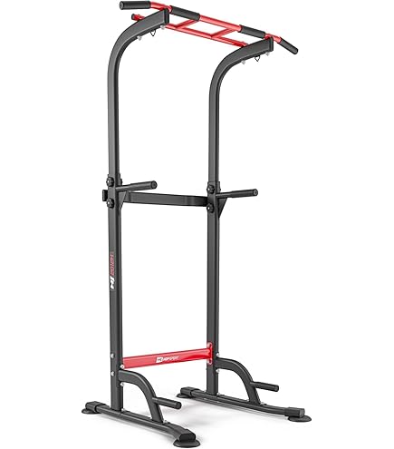 Haltere Musculation Tour De Musculation Sogesfurniture - Barre De Traction, Dips, Abdominaux - Hauteur Réglable Station Fitness