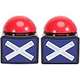 2Pcs Game Buzzer, Alarm Buttons with Sound and Light Red Game Buzzers Funny Quiz Contest Answer Button Game Show Party Props for Kids Adult Family Feud Game
