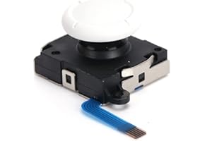 FASIENT1 3D Analog Joystick,Replacement Thumb Stick Sensor Thumbsticks for Nintendo Switch Controller and Switch Lite Console(white)