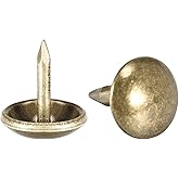 Upholstery Nails Tacks 40mm Dia 37mm Height Round Push Pins Bronze Tone 10 Pcs - View #3