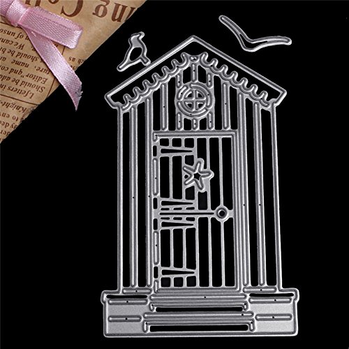 Amazingdeal365 Haustür Metall Form Schablonen Schneiden DIY Dekor Sammelalbum Karten Buchzeichen Lesezeichen als Geschenk für Freunde Geburtstag Kinder,Kindergarten Hobby Schule Handarbeit Unterricht usw. Ein tolles Geschenk! - 3