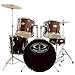 Produktbild GP Percussion gp100wr 5 Stück Player Drum Set - Wein Rot
