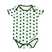 Carrolls Vest for Kids with All Over Shamrock Design, White Colour & Green Trim