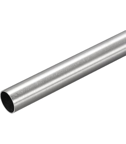 Sourcing Map Edelstahl Rohr 5mm | 304 V4A Nahtlos | 250mm Länge 2-tlg.