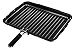Produktbild Pendeford Grillplatte mit Gitter, Glasemail/Stahl, 385 x 300 mm, Schwarz