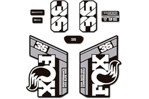 STAR SAM Pegatinas Compatibles con horquilla bici Fox 36 Performance Elite 2021 Blanco 1 CMT