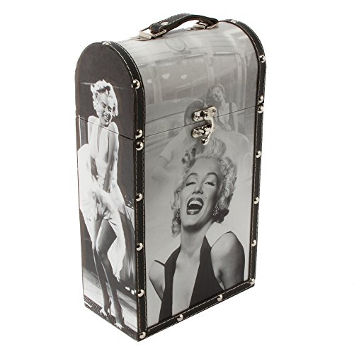 Marilyn Monroe Design Double Wine Box Carrier Gift