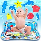FUNNY UNDERWATER WORLD - Das wassermatte beinhaltet 8 Stück Schwimmschaum-Meerestier, sie wird schwimmen, wenn Sie das Wasser füllen. Perfekt für Kinder, die das Meeresleben beobachten und das Stimulationswachstum des Babys verbessern möchten.