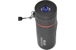 Mumusuki Monokular-Teleskop, Mini-Dual-Optik-Zoom-Teleskop, Nachtsicht, Klares Teleskop, Handgehalten, für Vogelbeobachtung, Wildtierjagd, Camping, Wandern (99 X 99)