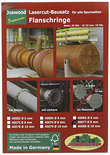 Preisvergleich Produktbild joswood 40077 8 mm Laser Cut Welt Schachtdeckel