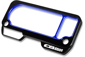 YIEBA Cubierta Protectora para Pantalla de Motocicleta Cubierta Protectora para Marco de Motocicleta CB650R CB 650R CB650 R 2019 2020 2021 (Azul)