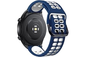 Niboow Silikonowy sportowy pasek zastępczy, miękki pasek do zegarka dla mężczyzn i kobiet