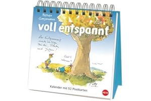 Gaymann: voll entspannt Premium-Postkartenkalender 2024. Die legendären Hühner in einem Wochen-Kalender zum Aufstellen. Yoga und Achtsamkeit mit dem ... einem Tischkalender.: Yoga- & Wellness-Hühner