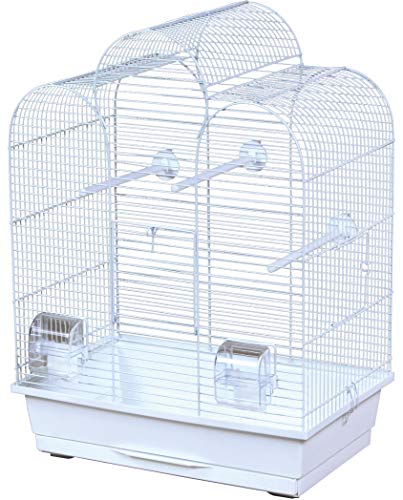 Flamingo 103604 Vogelkäfig Dara Weiß