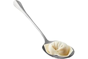 GÉNÉRIQUE Acier inoxydable, grandes cuillères pour servir des aliments | Cuillères extra larges en acier inoxydable | Cuillère de service en métal, couverts de cuisine ergonomiques pour la cuisine, la pâtisseri