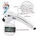 Intelligent Automatic Spray Water Curling Iron LCD Digital Bi-directional Hair Curler Ceramic Professional Magic Wand With Moist Function for Househould Salon Use-White CoFashion