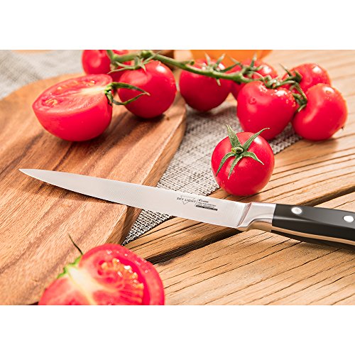 SKY LIGHT Allzweckmesser 15cm Kochmesser Gemüsemesser Küchenmesser Obstmesser Edelstahl Razor Sharp Geschmiedete Klinge Rostbeständigkeit Ergonomische Gleitsichere Griff - 4