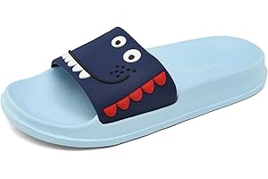 ChayChax Ciabatte da Spiaggia e Piscina per Ragazzi e Ragazze Antiscivolo Pantofole da Bagno e Doccia Leggeri Sandali a Punta Aperta