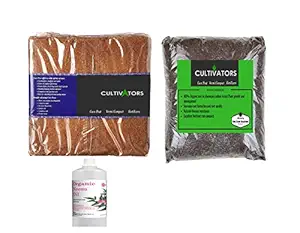 CULTIVATORS ORGANIC MANURE COCOPEAT 5KG + VERMICOMPOST 2 KG+ NEEM OIL 200ml for killing pest!!!Perfect Combo for gardening lovers at unbelievable deal