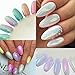 Shoolo Multicolor Mermaid Effect Glitter Nail Art Powder Dust Magic Glimmer