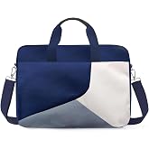Microcase Huawei Matepad 12X 12 inch Tablet i&ccedil;in Tablet &Ccedil;antası 2 B&ouml;lmeli AL4228 Lacivert Gri Krem