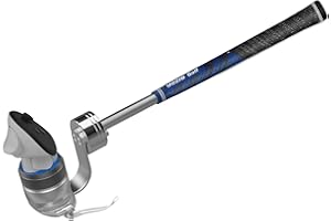 YEZRO Golf Club Attachment for Meta Quest 3 - Adjustable Weighted Aluminum VR Golf Club Grip Accessories for Golf + with Real Grip 90 Degree Design Keeps Tracking | 2024 Upgrade Screws