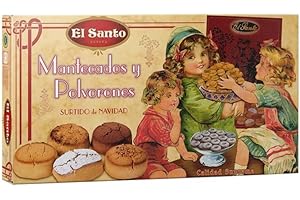 Mantecados et Polvorones assortis El Santo boîte 600grs