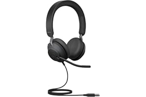 Jabra Evolve2 40 PC Headset – Noise Cancelling , USB-A, Tutte le piattaforme, Stereo, Prima edizione