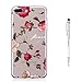 Produktbild Grandoin iPhone 8 Plus Hülle,iPhone 7 Plus HandyHülle, Süßes Muster Transparent Ultra Dünn Weiche TPU Silikon Schutzhülle Case Cover für Apple iPhone 8 Plus/iPhone 7 Plus 5.5 Zoll - Rose