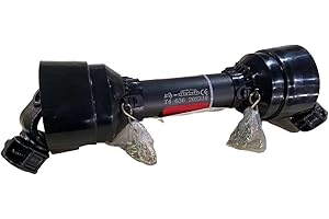 IMESHBEAN Zapfwelle Gelenkwelle,636-716mm 780Nm Kardanwelle Gelenkwelle mit Schutz PTO-Shaft Antriebswelle,1 3/8" - 6 Zähne,TYP B (42-58cm)