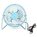 Produktbild Portable Usb Fan Powered K¨¹hlschreibtischMini Fan Computer Laptop PC, B, blau