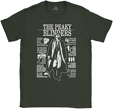 Peaky Blinders T-shirt Inspired Gangster Drama BBC Tv Series