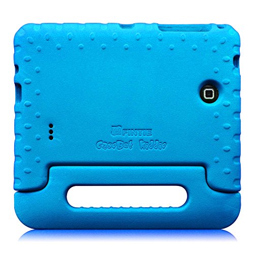 Fintie Samsung Galaxy Tab 4 7.0 Kinder Hülle – Ultra-leichte, stoßfeste und kinderfreundliche EVA Ständer Schutzhülle Tasche Case Cover mit Drehbar Handgriff für Samsung Galaxy Tab 4 7.0 (7 Zoll) T230 T235 Tablet, Blau - 9