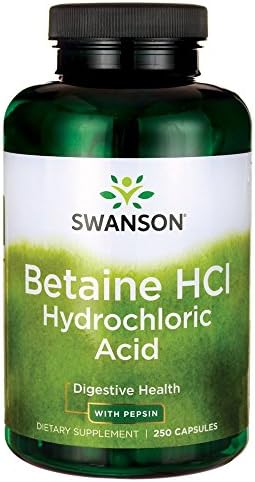 Hydrochloric Acid (with Pepsin) - 250 caps