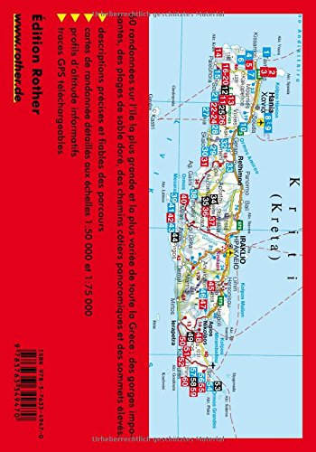 Livres Couvertures de Crète : Les plus belles randonnées entre mer et montagne - 60 itinéraires, GPS