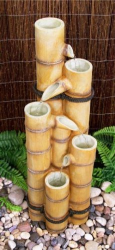 5-stufiger Bambus-Brunnen - 2