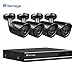 Produktbild Analoges verdrahtetes Heimüberwachungssystem! Techage 8 Kanal AHD 720P Home Security CCTV-Kamera-System Outdoor Kompakt Wasserdichte IP-Kamera Nachtversion Bewegungse, ohne Festplatte