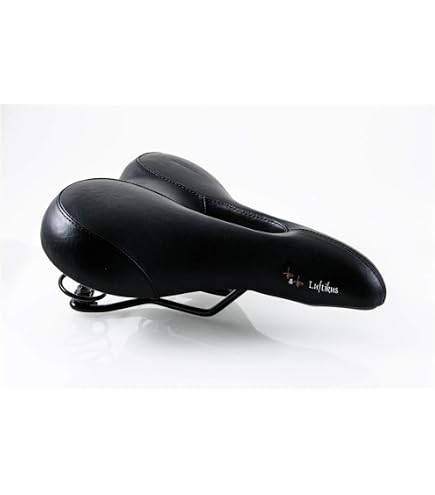 P & P Pro Cycling Engelke 851 Bequemsattel, Braun, 268 X 199 Mm, Mit Druckentlastung Für Damen Und Herren
