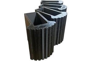 GENERISCH Leiterschuhe, Leiterfüße, Leiterfüßchen 50 x 22 mm, Ersatzteil, Ersatzleiterfüße, Ersatzleiterschuhe